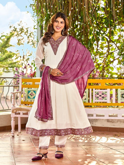 Aanya Aanchi Crush Readymade Anarkali Suits Wholesaler