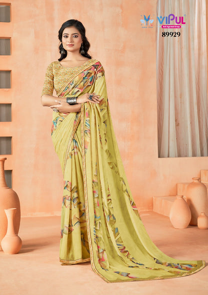 Aaradhya 2 Vipul Weightless Sarees Supplier