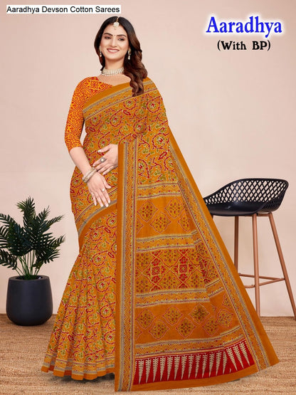 Aaradhya Devson Cotton Sarees Exporter Gujarat