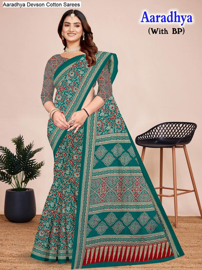 Aaradhya Devson Cotton Sarees Exporter Gujarat