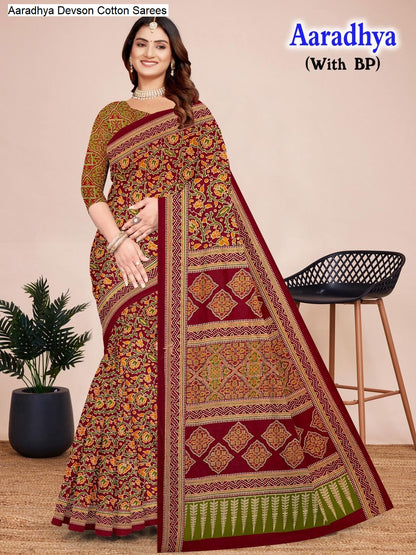 Aaradhya Devson Cotton Sarees Exporter Gujarat