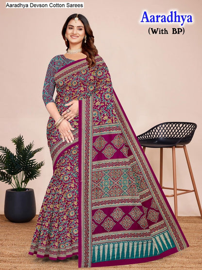 Aaradhya Devson Cotton Sarees Exporter Gujarat