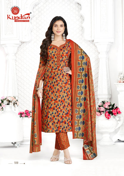Aaradhya Kundan Cotton Dress Material Manufacturer