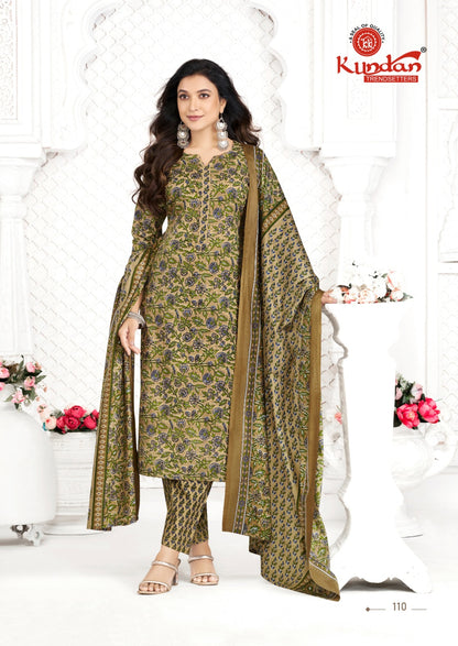Aaradhya Kundan Cotton Dress Material Manufacturer