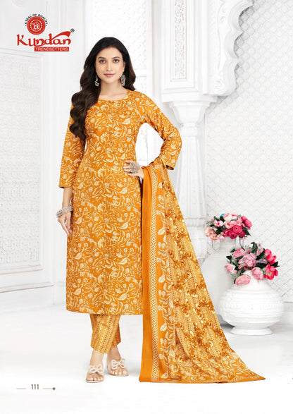Aaradhya Kundan Cotton Dress Material Manufacturer