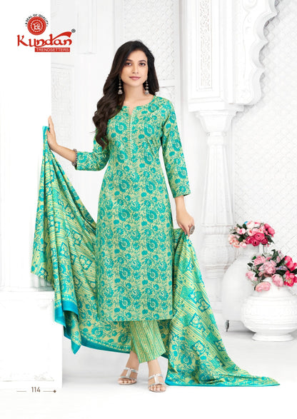 Aaradhya Kundan Cotton Dress Material Manufacturer