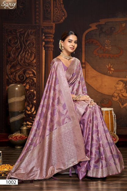 Aarambh Satin Silk Vol 2 Saroj Sarees Exporter Gujarat