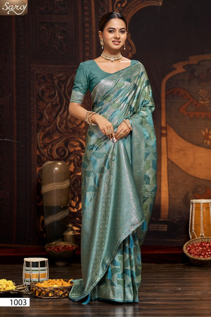 Aarambh Satin Silk Vol 2 Saroj Sarees Exporter Gujarat