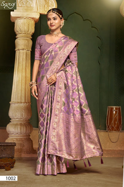 Aarambh Satin Silk Vol 4 Saroj Sarees Wholesale