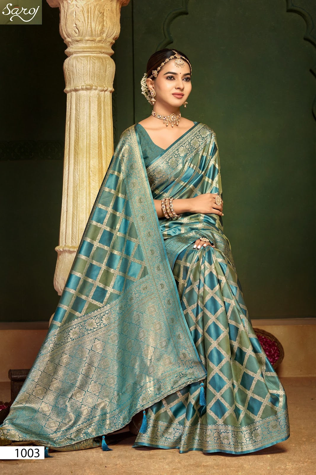 Aarambh Satin Silk Vol 4 Saroj Sarees Wholesale