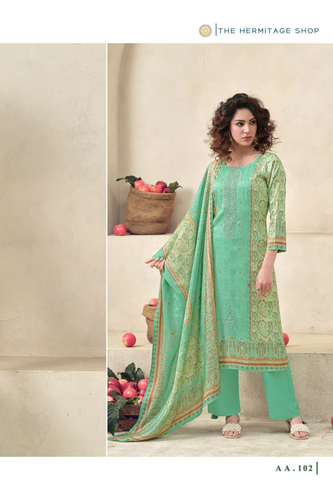 Aaranya Vol 5 The Hermitage Shop Giza Karachi Salwar Suits Wholesaler