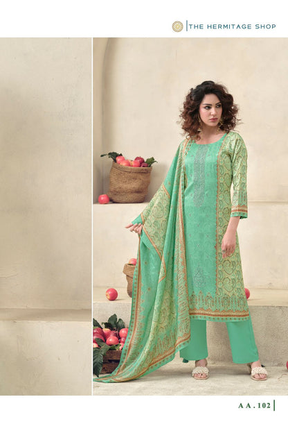 Aaranya Vol 5 The Hermitage Shop Giza Karachi Salwar Suits Wholesaler