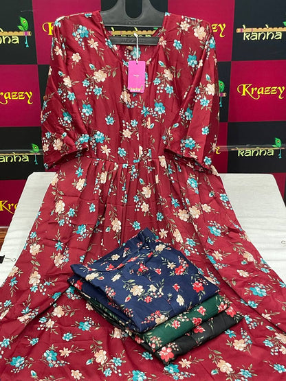 Aarav Kanha Rinkle Anarkali Kurtis Exporter