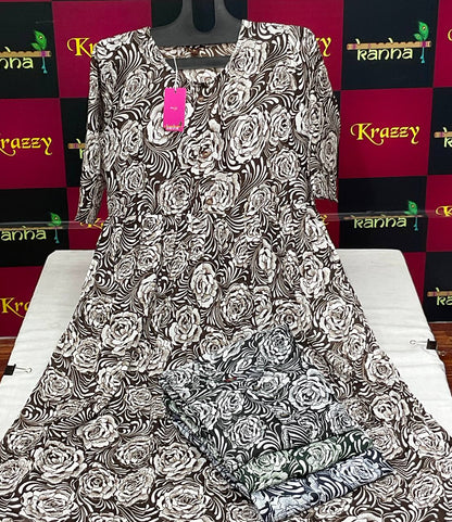 Aarav Kanha Rinkle Anarkali Kurtis Exporter