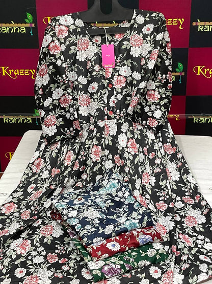 Aarav Kanha Rinkle Anarkali Kurtis Exporter