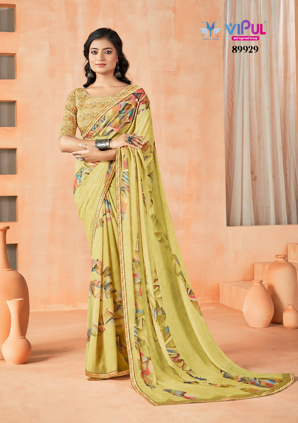 Aardhya Vol 2 Vipul Weightless Sarees Wholesaler Gujarat