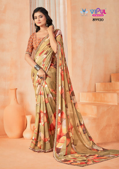 Aardhya Vol 2 Vipul Weightless Sarees Wholesaler Gujarat
