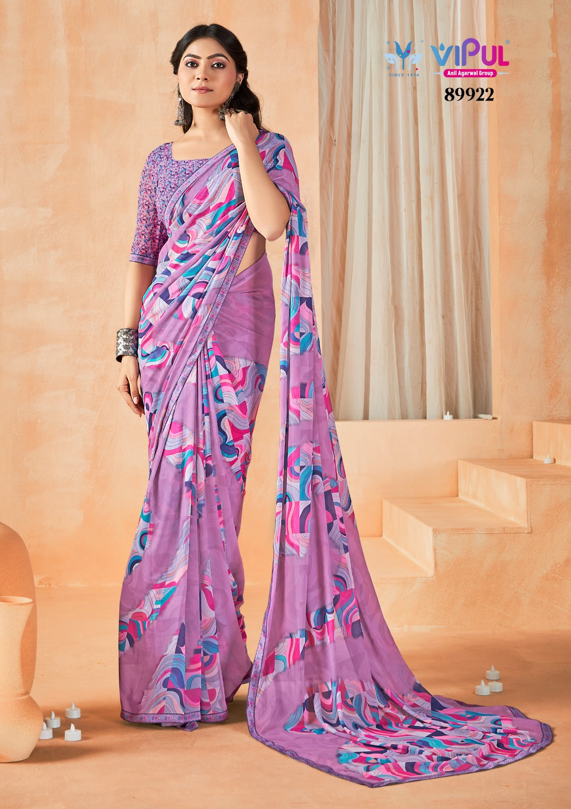 Aardhya Vol 2 Vipul Weightless Sarees Wholesaler Gujarat