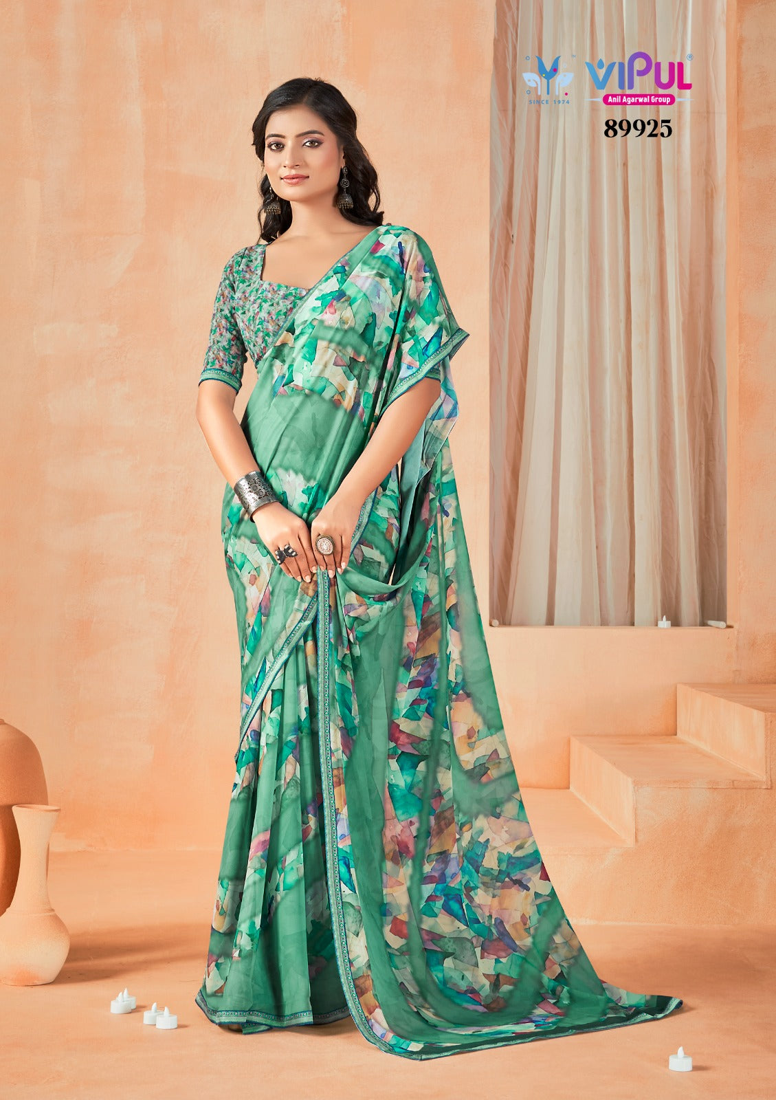 Aardhya Vol 2 Vipul Weightless Sarees Wholesaler Gujarat