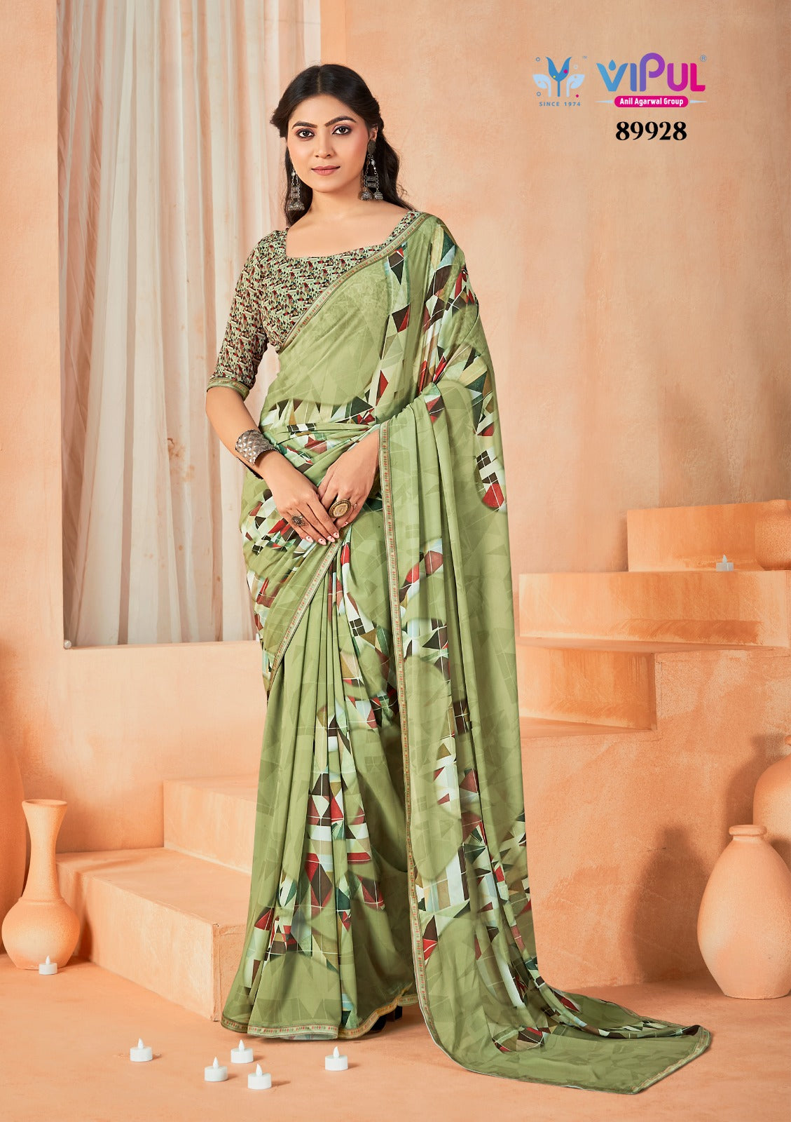 Aardhya Vol 2 Vipul Weightless Sarees Wholesaler Gujarat