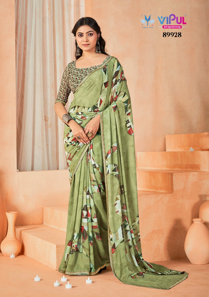 Aardhya Vol 2 Vipul Weightless Sarees Wholesaler Gujarat