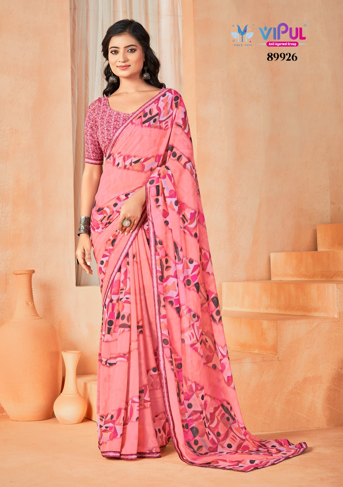 Aardhya Vol 2 Vipul Weightless Sarees Wholesaler Gujarat