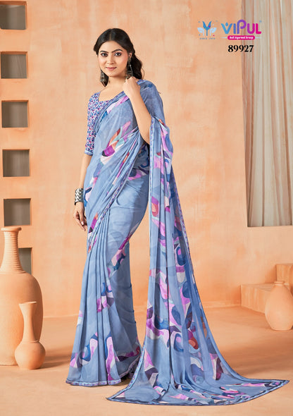 Aardhya Vol 2 Vipul Weightless Sarees Wholesaler Gujarat