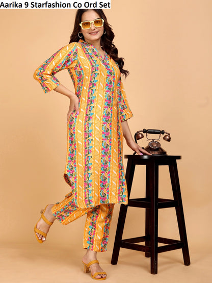 Aarika 9 Starfashion Jaam Co Ord Set Wholesale Price