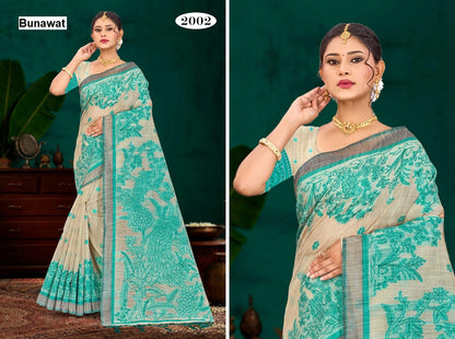 Aarika Cotton Bunawat Sarees Supplier India