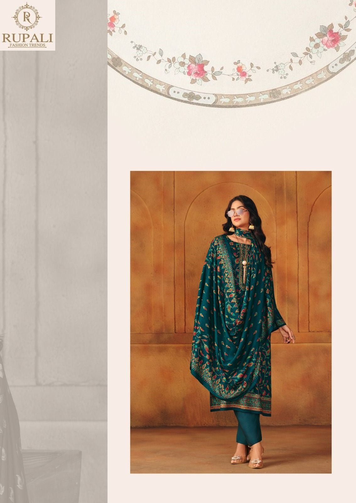 Aarini Rupali Pashmina Suits Supplier Gujarat