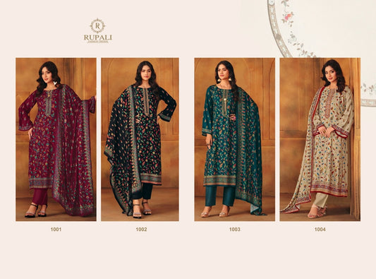 Aarini Rupali Pashmina Suits Supplier Gujarat