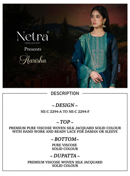 Aarisha Netra Woven Silk Pant Style Suits Supplier Ahmedabad
