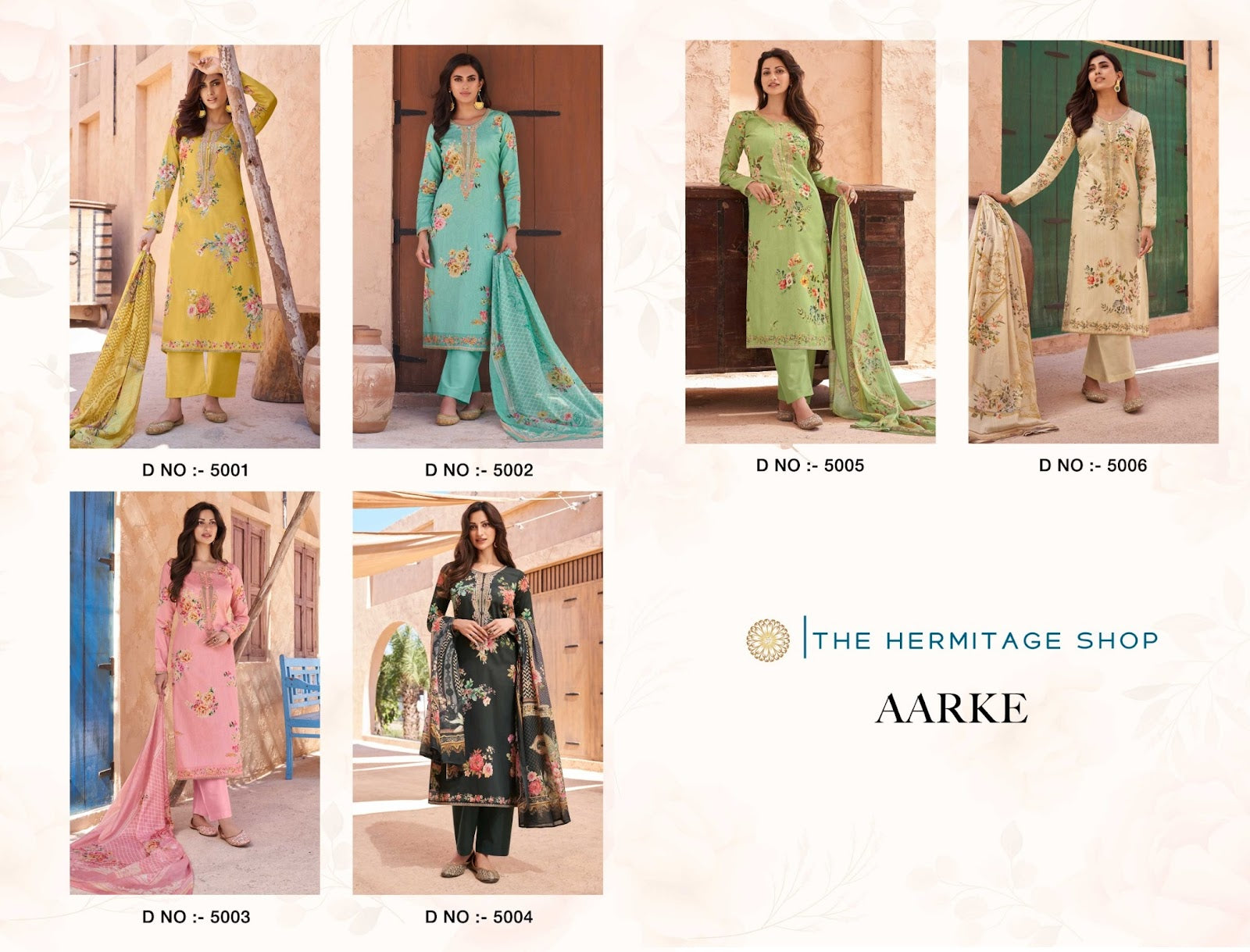 Aarke The Hermitage Shop Viscose Pant Style Suits Wholesale Rate