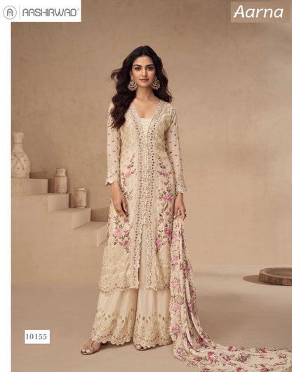 Aarna Aashirwad Creation Chinnon Pakistani Readymade Suits Wholesale Price