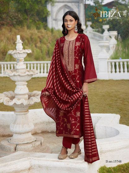 Aarna Ibiza Banglori Silk Pant Style Suits Wholesale Price