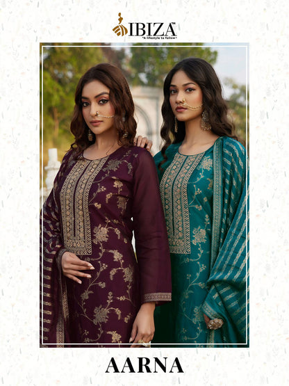 Aarna Ibiza Banglori Silk Pant Style Suits Wholesale Price