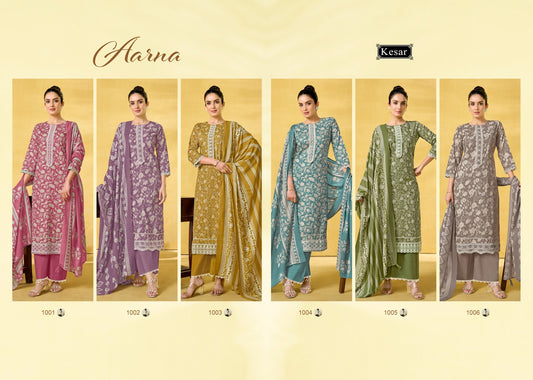 Aarna Kesar Lawn Cotton Pakistani Salwar Suits Manufacturer