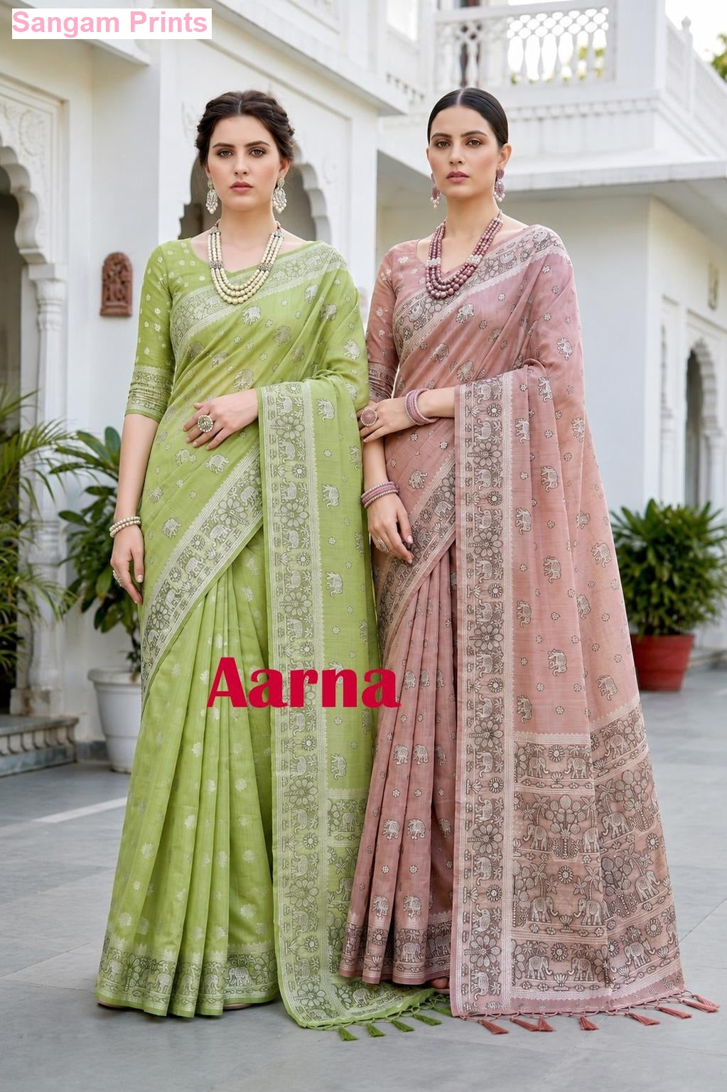 Aarna Sangam Prints Cotton Sarees Manufacturer