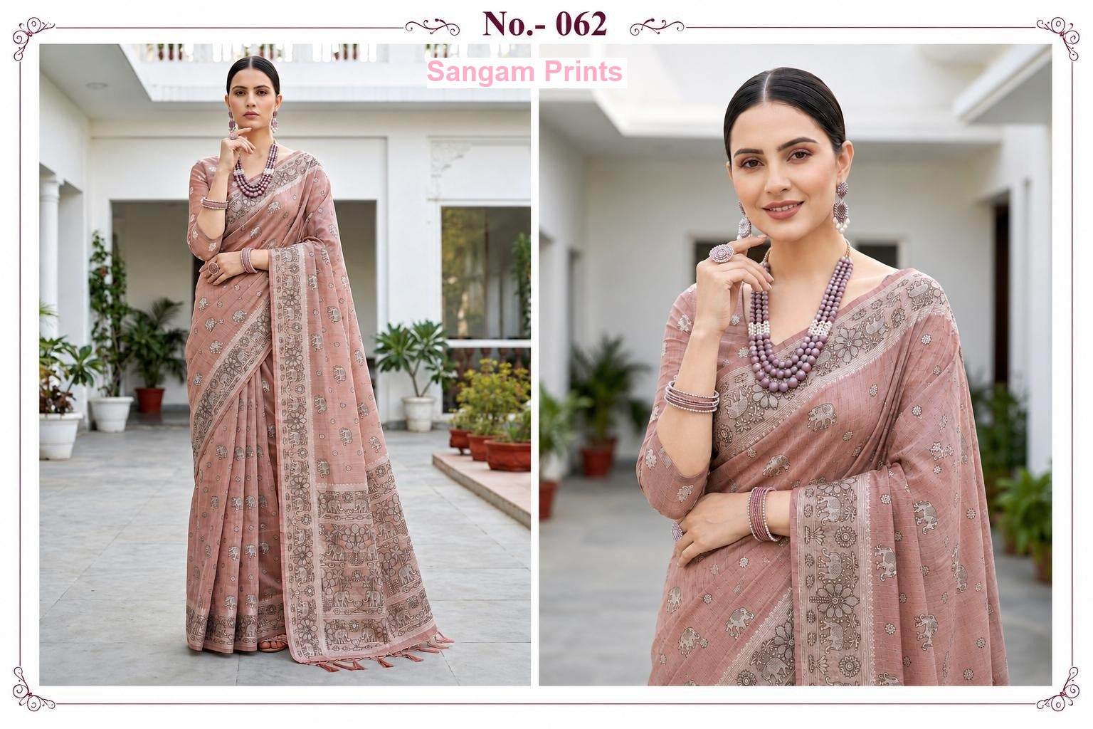 Aarna Sangam Prints Cotton Sarees Manufacturer