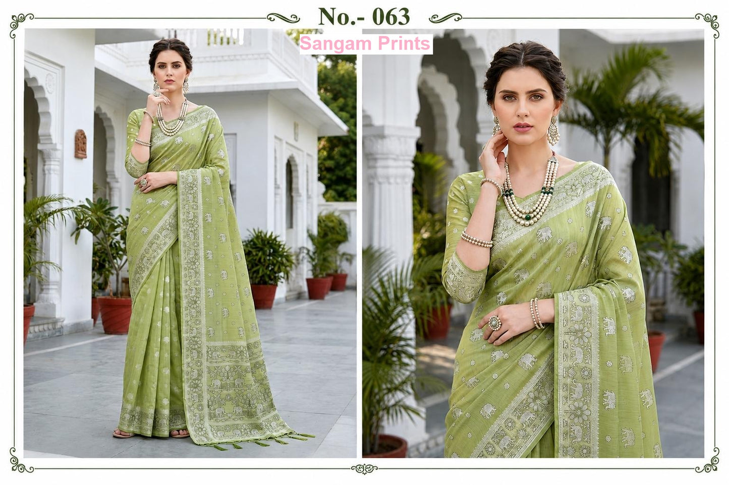 Aarna Sangam Prints Cotton Sarees Manufacturer