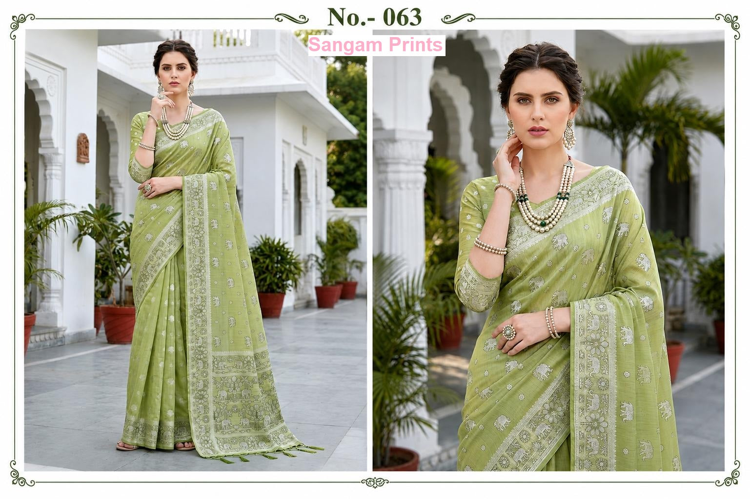 Aarna Sangam Prints Cotton Sarees Manufacturer