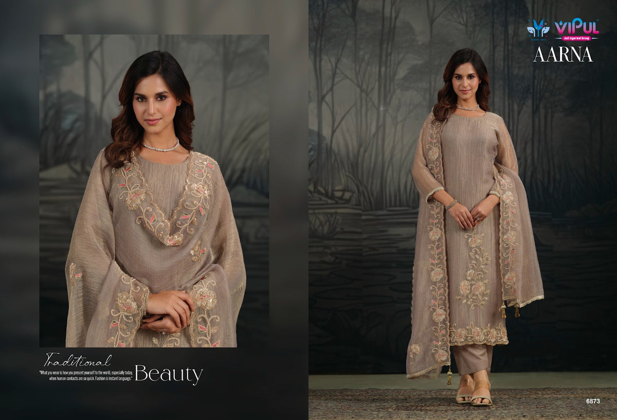 Aarna Vipul Salsa Pant Style Suits Wholesaler India