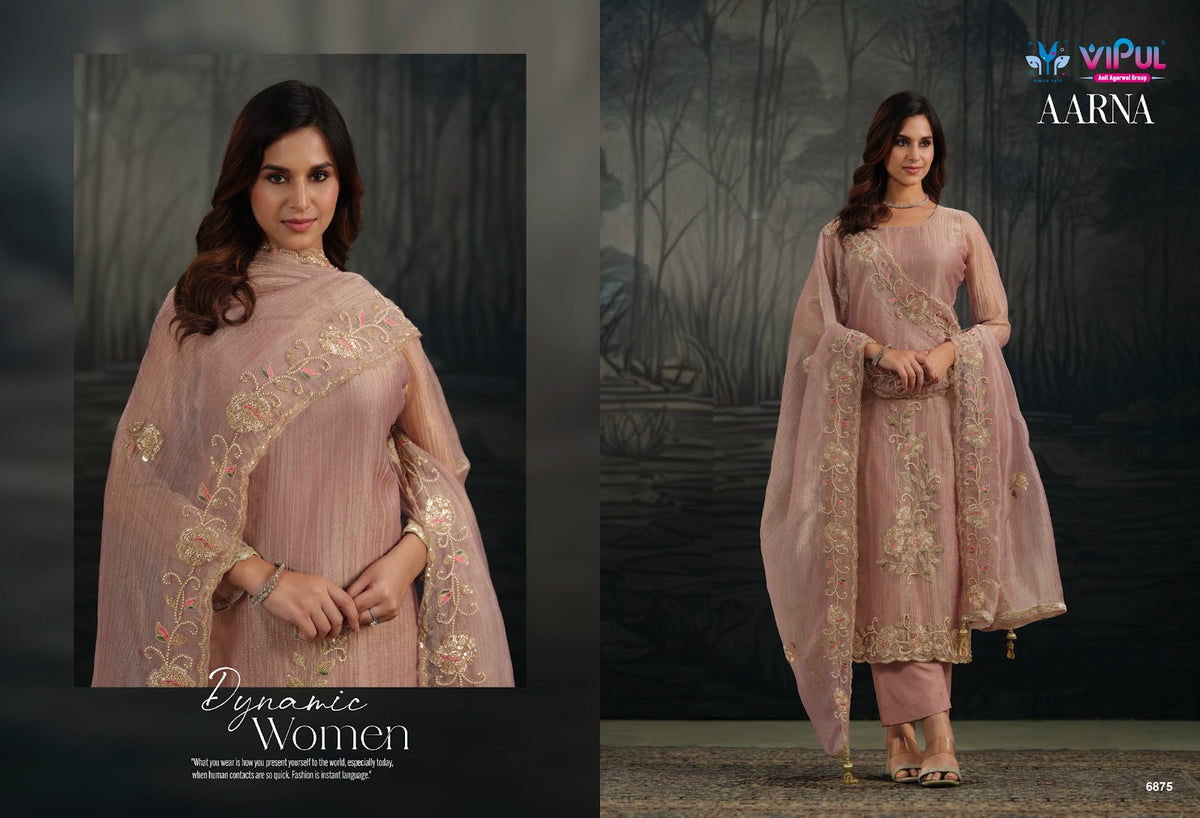 Aarna Vipul Salsa Pant Style Suits Wholesaler India
