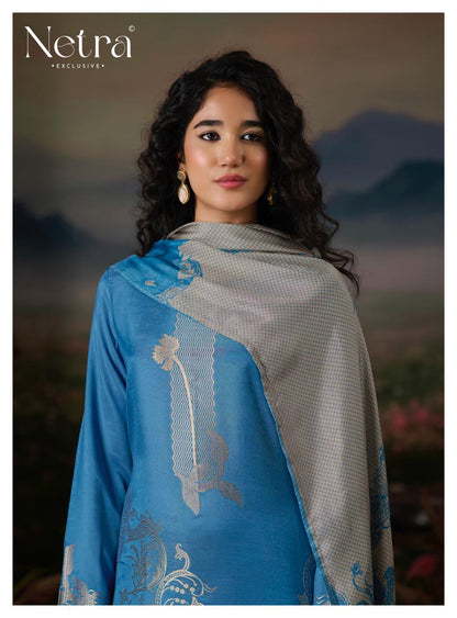 Aarna Vol 4 Netra Bemberg Muslin Pant Style Suits Wholesale
