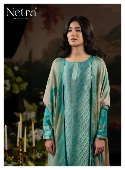 Aarna Vol 8 Netra Bemberg Muslin Pant Style Suits Manufacturer Gujarat