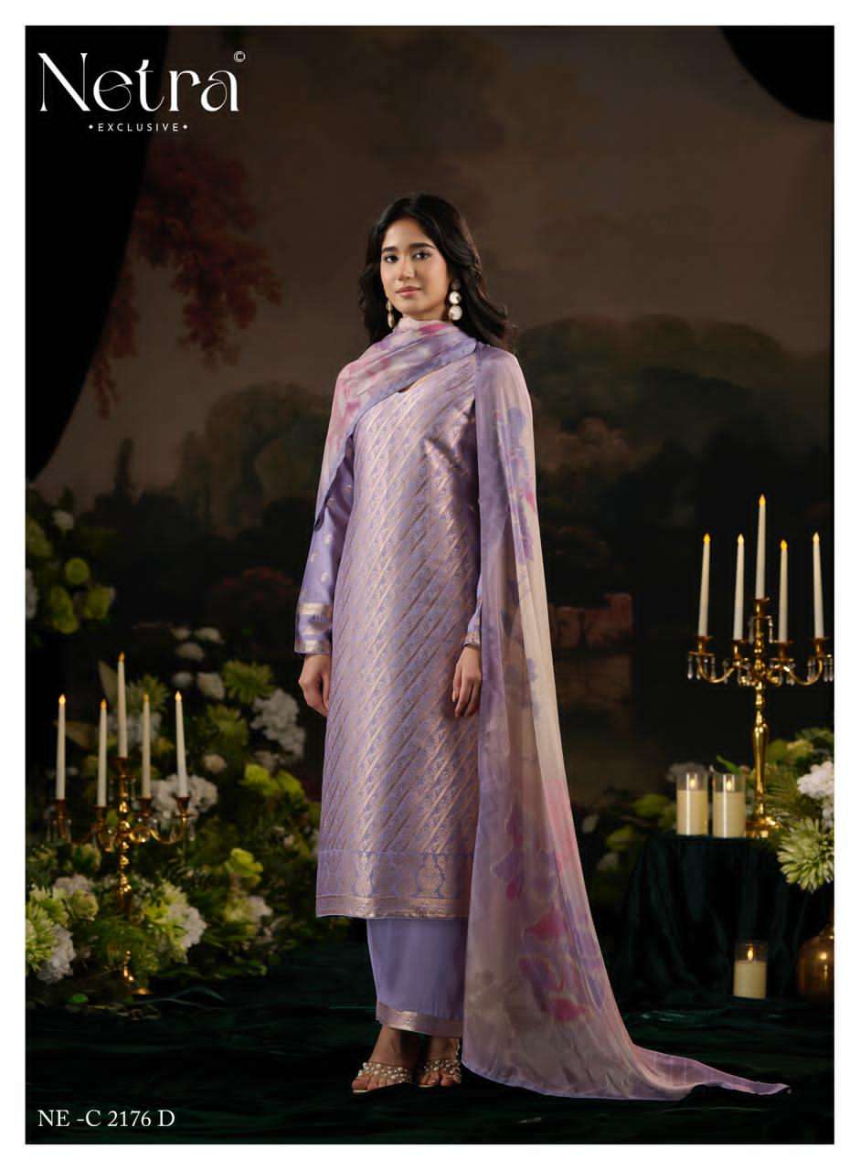 Aarna Vol 8 Netra Bemberg Muslin Pant Style Suits Manufacturer Gujarat