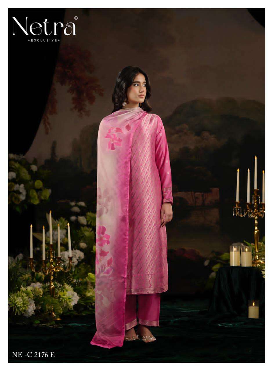 Aarna Vol 8 Netra Bemberg Muslin Pant Style Suits Manufacturer Gujarat