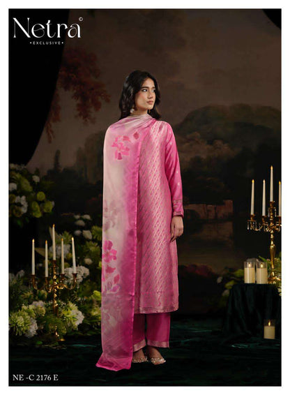 Aarna Vol 8 Netra Bemberg Muslin Pant Style Suits Manufacturer Gujarat