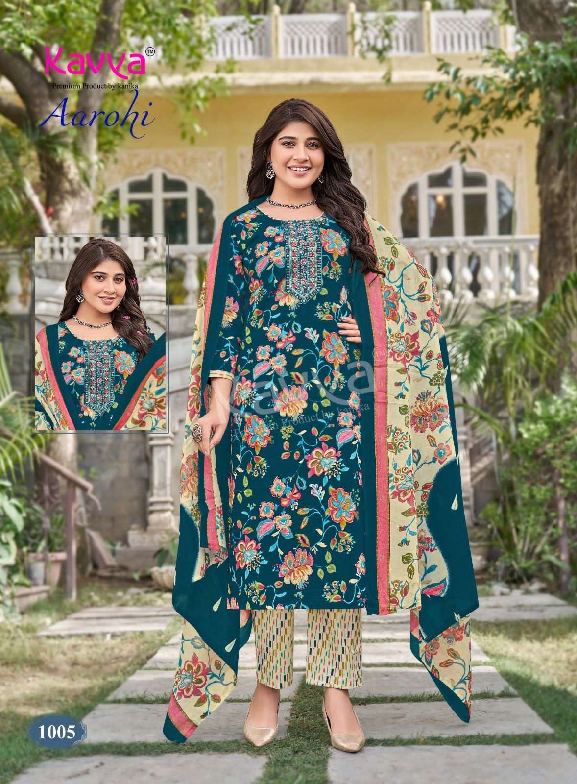 Aarohi Vol 1 Kavya Readymade Cotton Pant Suits Supplier Gujarat