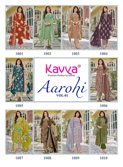 Aarohi Vol 1 Kavya Readymade Cotton Pant Suits Supplier Gujarat